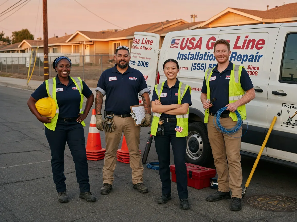 Gas Line Installation company in Nursery, TX